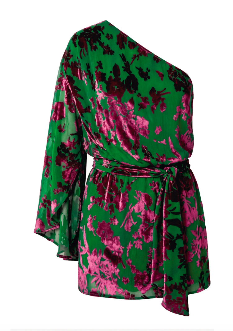 
                  
                    Vestido flores terciopelo
                  
                