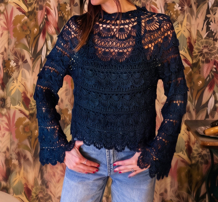 
                  
                    TOP CROCHET SEDA PETROLEO
                  
                