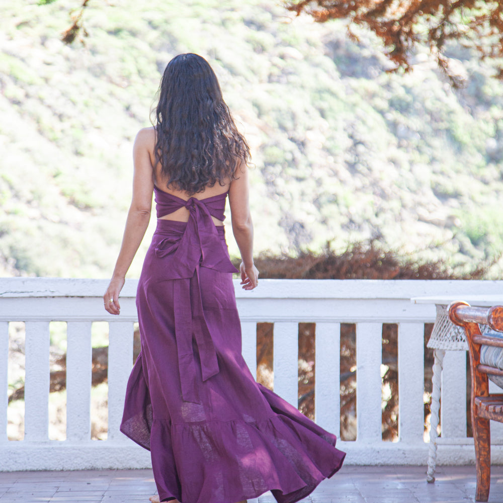 
                  
                    Falda lino vuelos bugambilia
                  
                