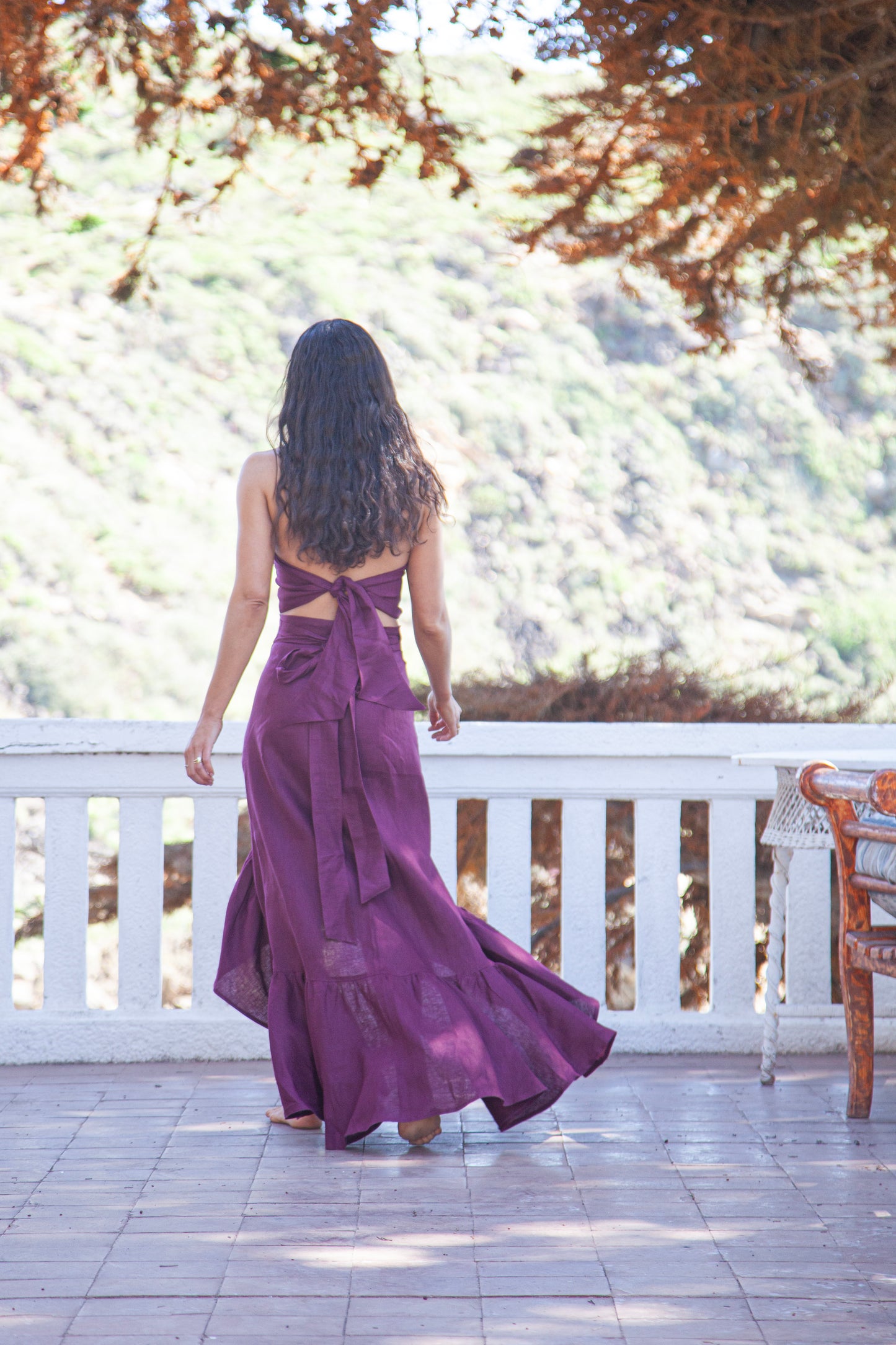 
                  
                    Falda lino vuelos bugambilia
                  
                