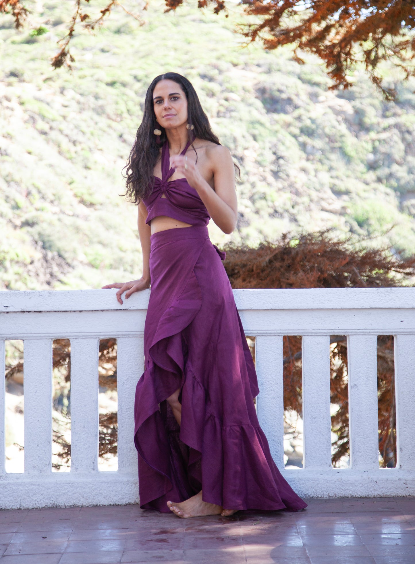 
                  
                    Falda lino vuelos bugambilia
                  
                