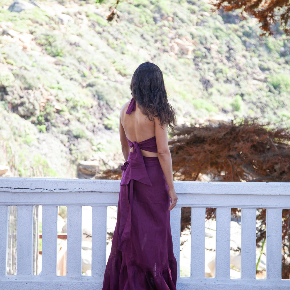 
                  
                    Falda lino vuelos bugambilia
                  
                