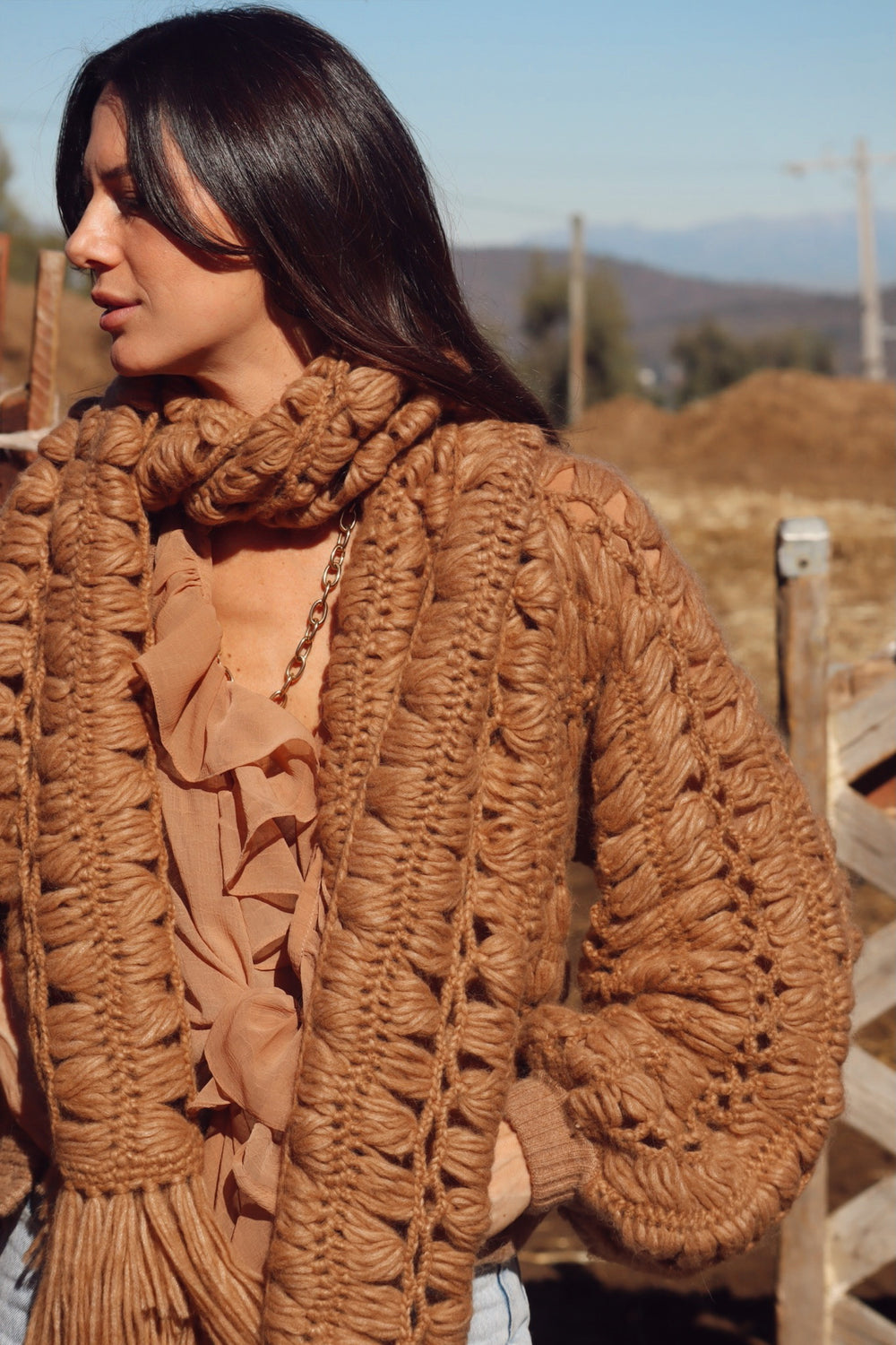 Cardigan Camel