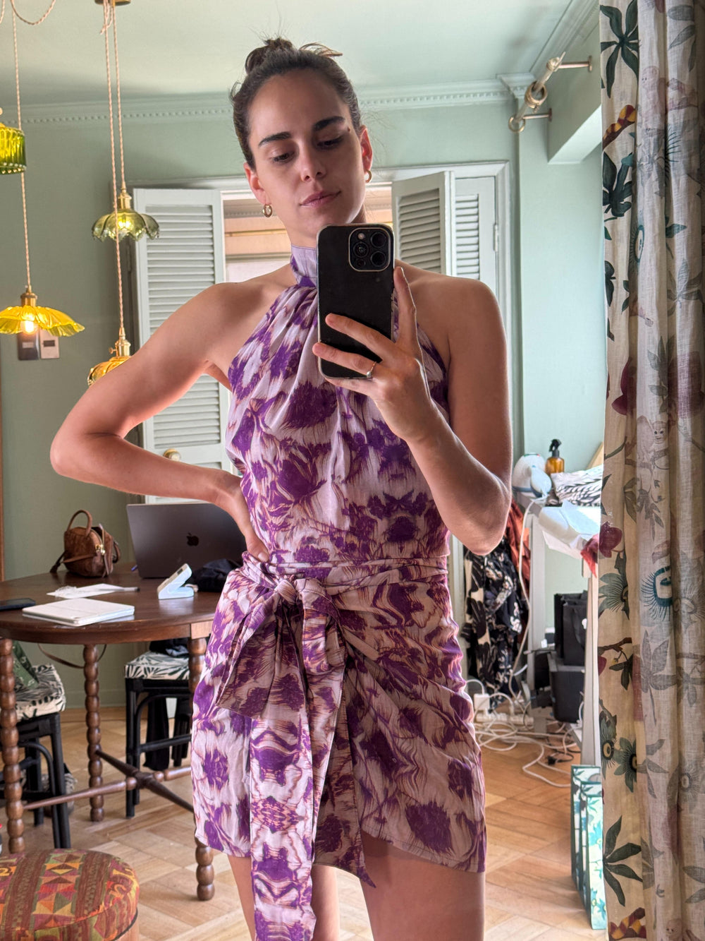 Mini flores difuminadas