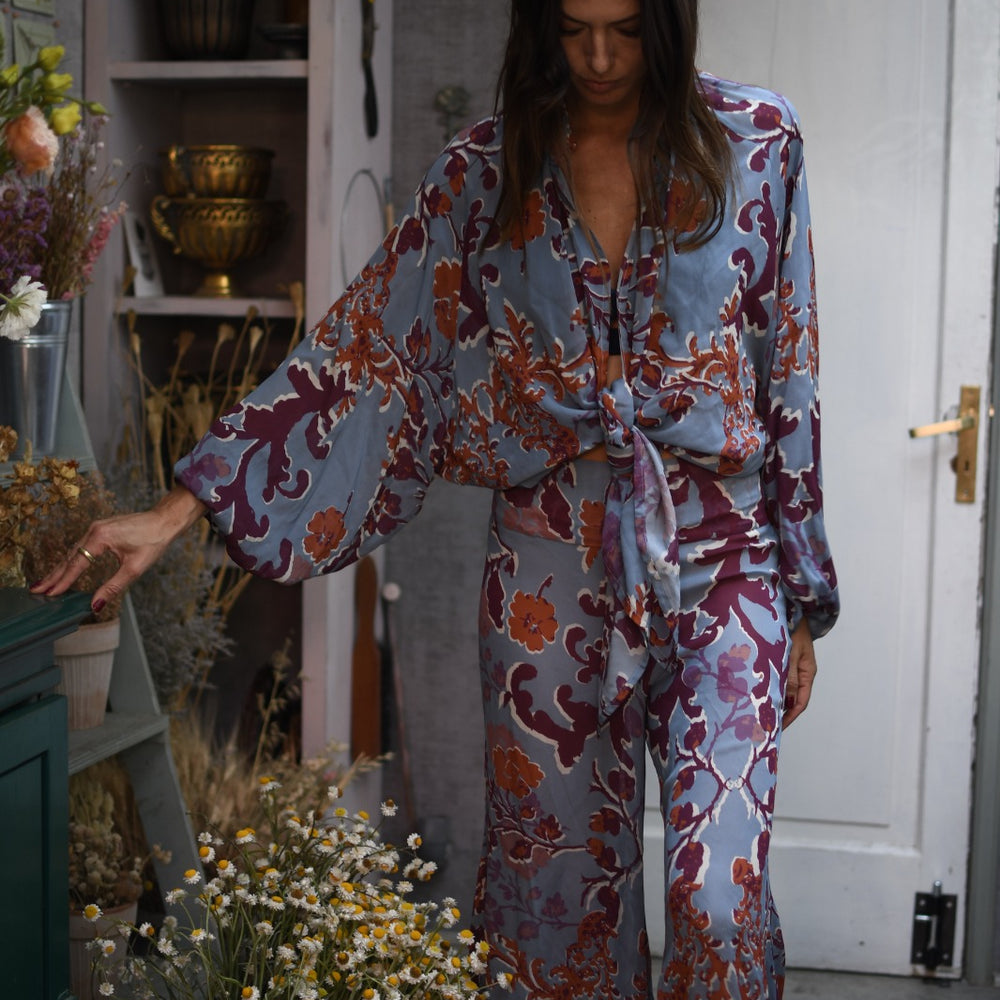 
                  
                    Kimono etro celeste naranjo
                  
                