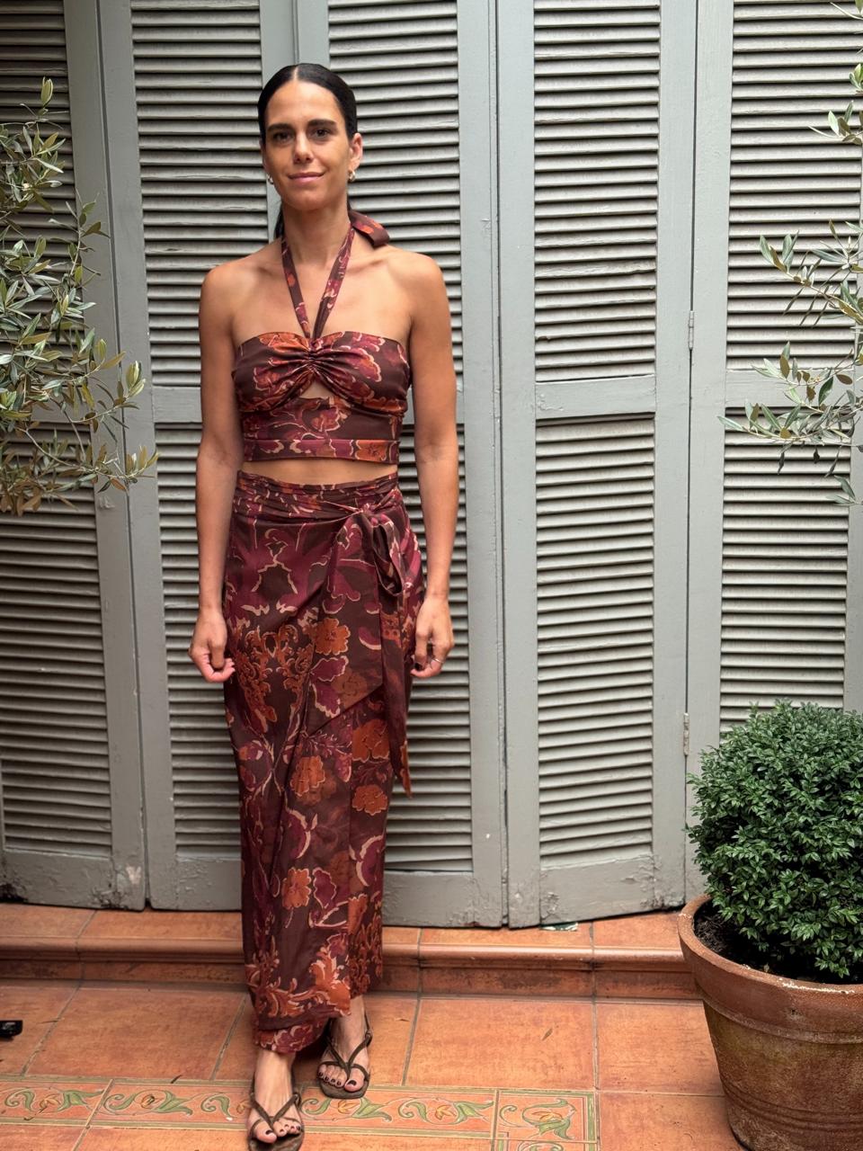 
                  
                    Falda etro café
                  
                