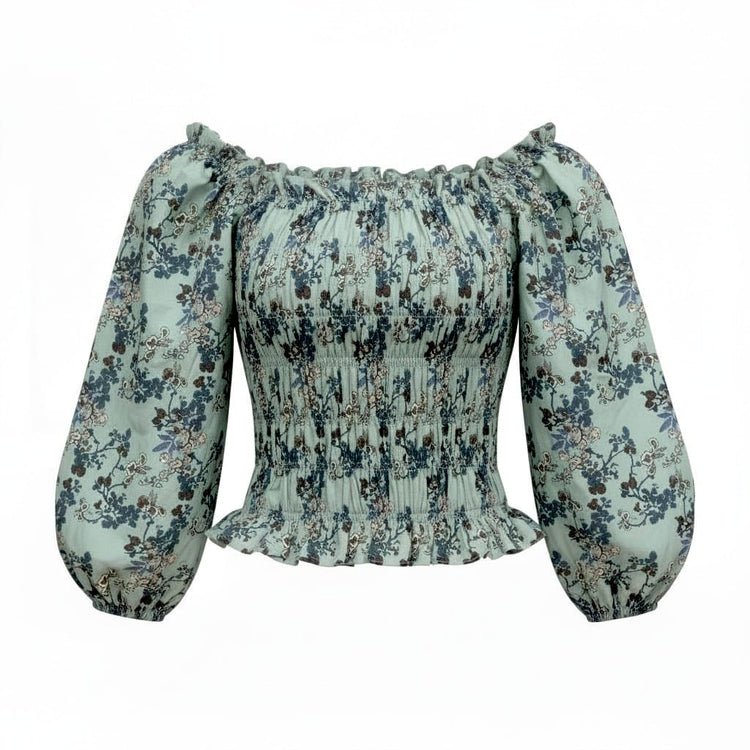 
                  
                    Blusa boho flores celeste
                  
                
